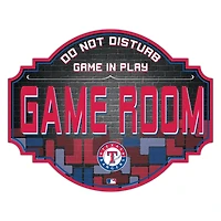 Texas Rangers 12'' Game Room Tavern Sign