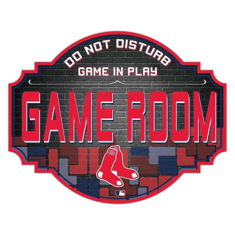 Boston Red Sox 12'' Game Room Tavern Sign