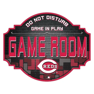 Cincinnati Reds 12'' Game Room Tavern Sign