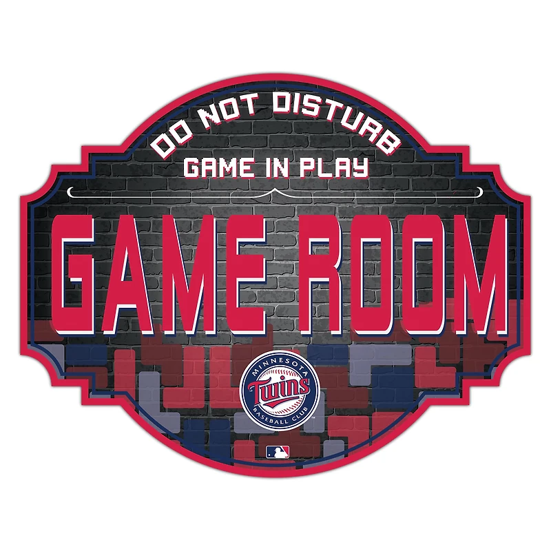 Minnesota Twins 12'' Game Room Tavern Sign