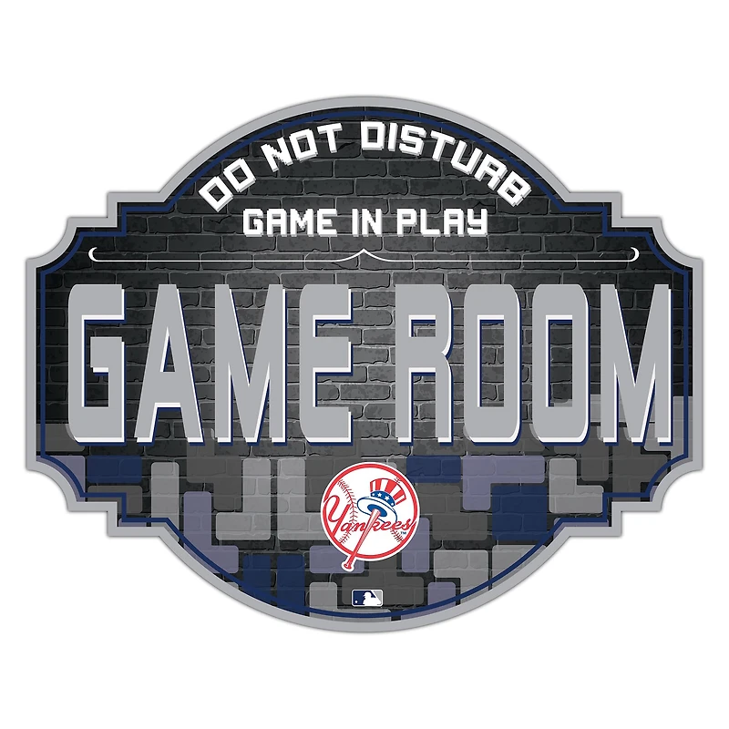 New York Yankees 12'' Game Room Tavern Sign
