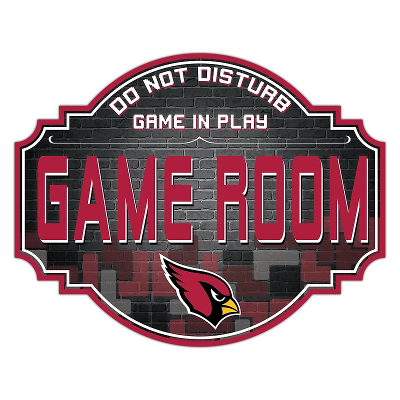 Arizona Cardinals 12'' Game Room Tavern Sign