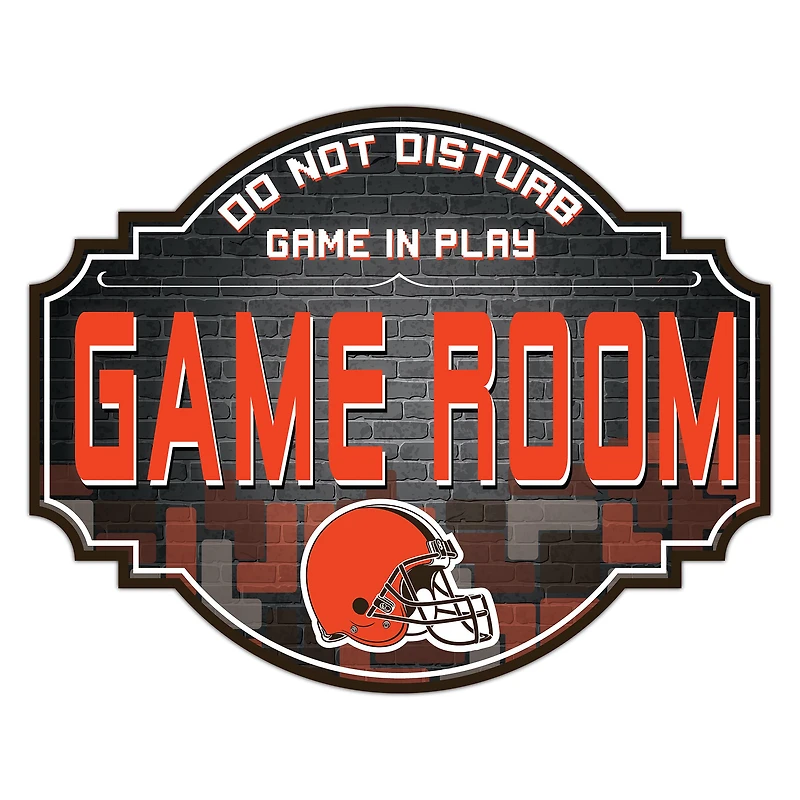 Cleveland Browns 12'' Game Room Tavern Sign