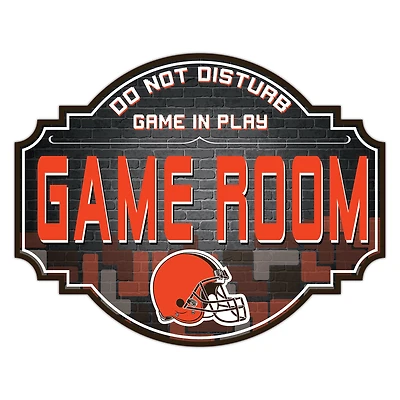 Cleveland Browns 12'' Game Room Tavern Sign
