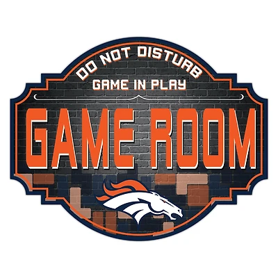Denver Broncos 12'' Game Room Tavern Sign