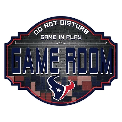Houston Texans 12'' Game Room Tavern Sign