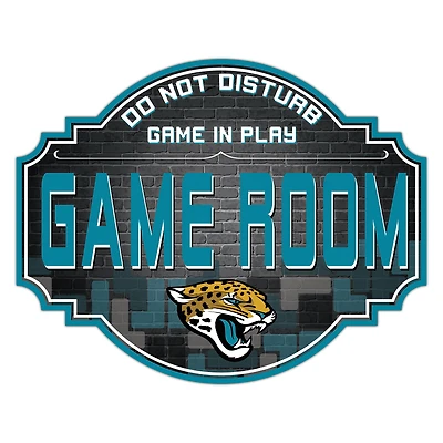 Jacksonville Jaguars 12'' Game Room Tavern Sign