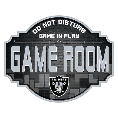 Las Vegas Raiders 12'' Game Room Tavern Sign