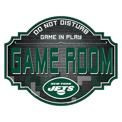 New York Jets 12'' Game Room Tavern Sign