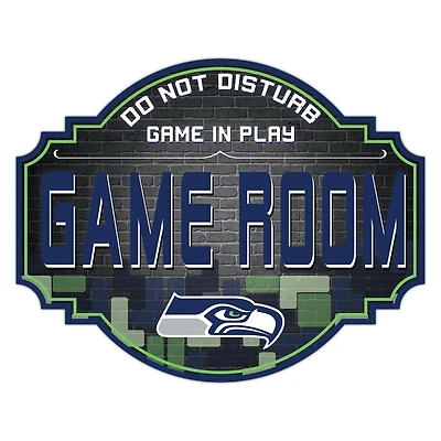 Seattle Seahawks 12'' Game Room Tavern Sign