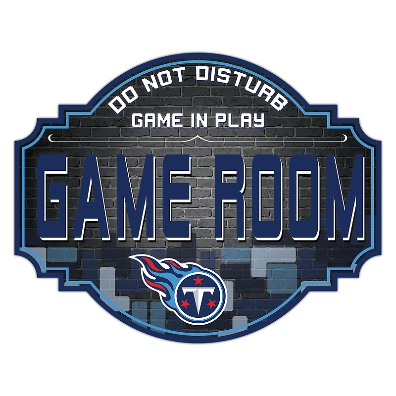 Tennessee Titans 12'' Game Room Tavern Sign