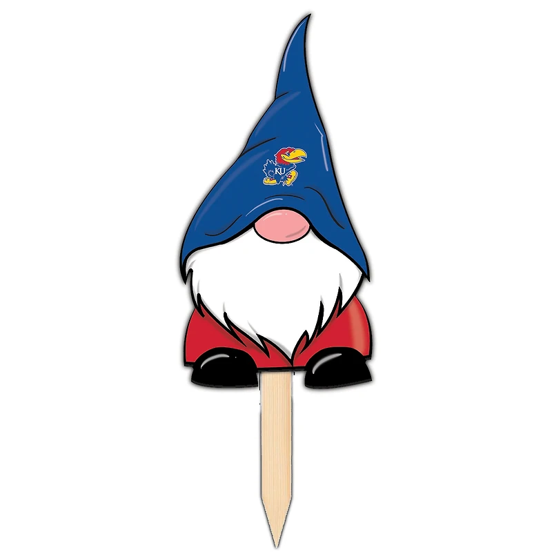 Kansas Jayhawks Gnome Yard Stake