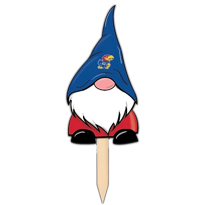 Kansas Jayhawks Gnome Yard Stake