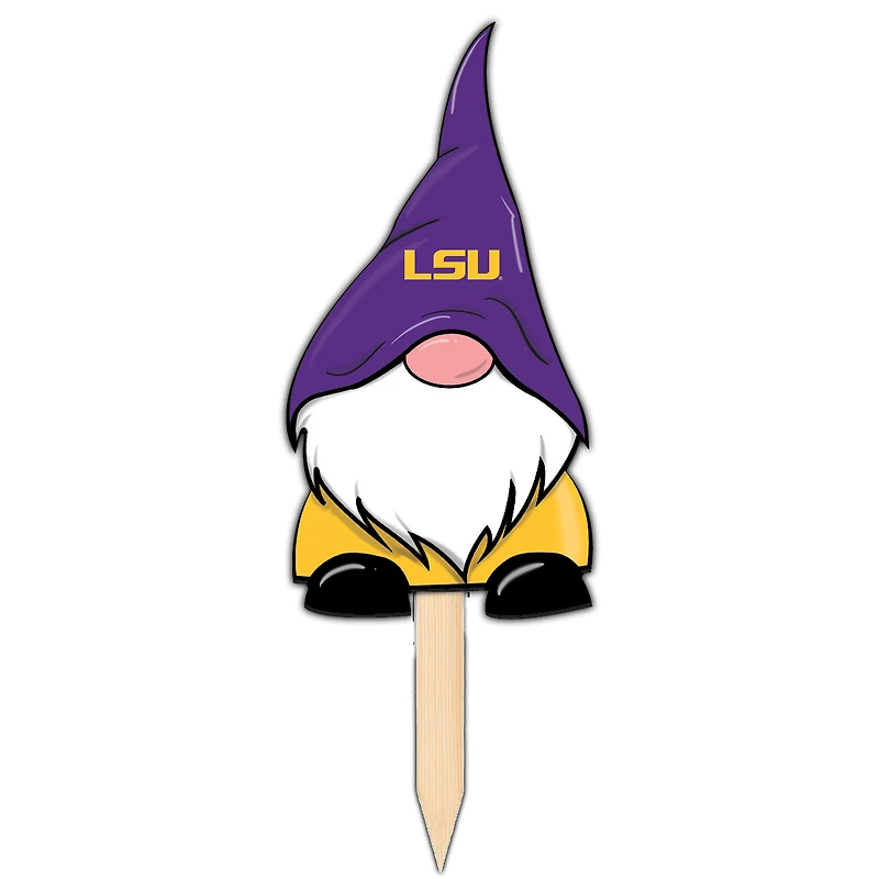 LSU Tigers Gnome Yard Stake