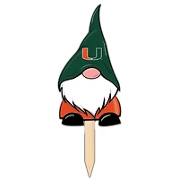 Miami Hurricanes Gnome Yard Stake