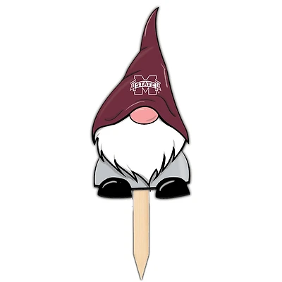 Mississippi State Bulldogs Gnome Yard Stake
