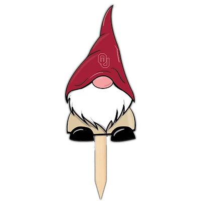 Oklahoma Sooners Gnome Yard Stake