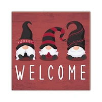 Arkansas Razorbacks 10'' x 10'' Welcome Gnomes Sign