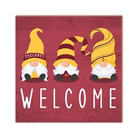 Iowa State Cyclones 10'' x 10'' Welcome Gnomes Sign