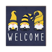 Michigan Wolverines 10'' x 10'' Welcome Gnomes Sign