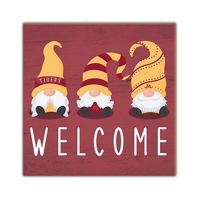 Minnesota Golden Gophers 10'' x 10'' Welcome Gnomes Sign
