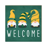 NDSU Bison 10'' x 10'' Welcome Gnomes Sign