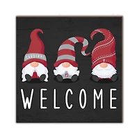 Stanford Cardinal 10'' x 10'' Welcome Gnomes Sign