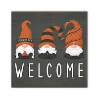 Texas Longhorns 10'' x 10'' Welcome Gnomes Sign