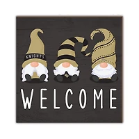UCF Knights 10'' x 10'' Welcome Gnomes Sign
