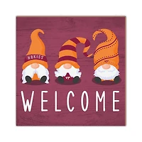 Virginia Tech Hokies 10'' x 10'' Welcome Gnomes Sign