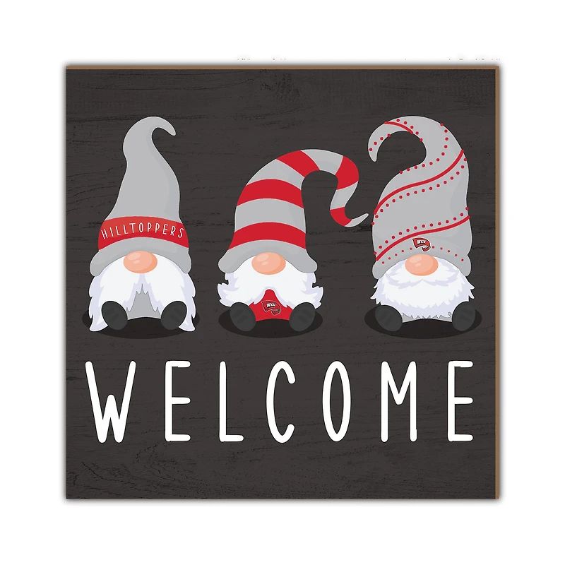 Western Kentucky Hilltoppers 10'' x 10'' Welcome Gnomes Sign