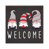 Western Kentucky Hilltoppers 10'' x 10'' Welcome Gnomes Sign