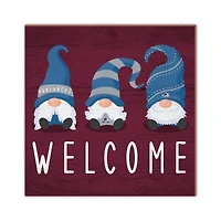 Colorado Avalanche 10'' x 10'' Welcome Gnomes Sign