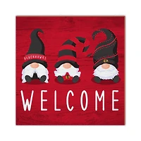 Chicago Blackhawks 10'' x 10'' Welcome Gnomes Sign