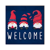 Washington Capitals 10'' x 10'' Welcome Gnomes Sign