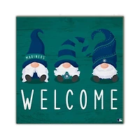 Seattle Mariners 10'' x 10'' Welcome Gnomes Sign