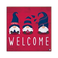 Minnesota Twins 10'' x 10'' Welcome Gnomes Sign