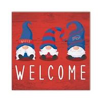 Buffalo Bills 10'' x 10'' Welcome Gnomes Sign