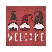 Tampa Bay Buccaneers 10'' x 10'' Welcome Gnomes Sign