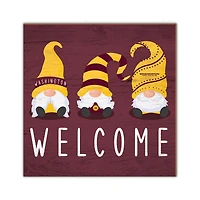 Washington Commanders 10'' x 10'' Welcome Gnomes Sign