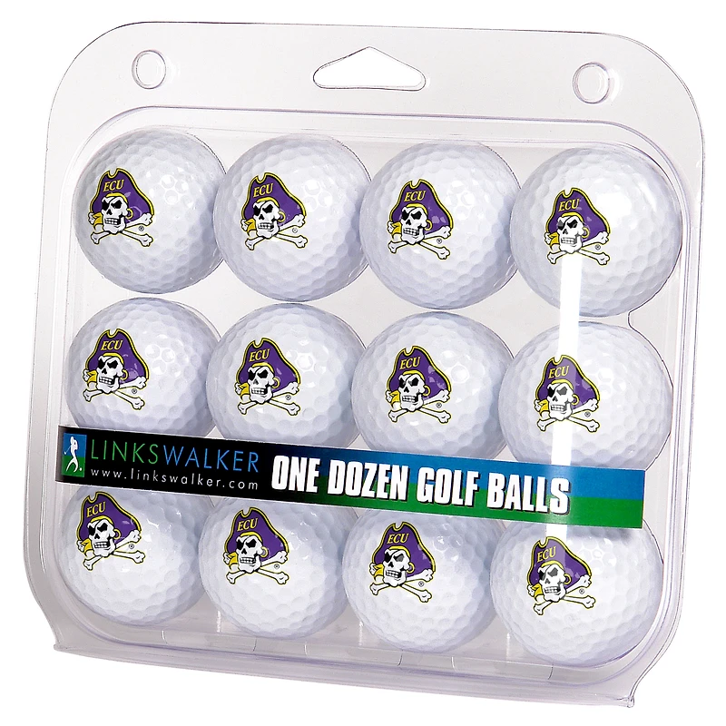 ECU Pirates 12-Pack Golf Ball Set