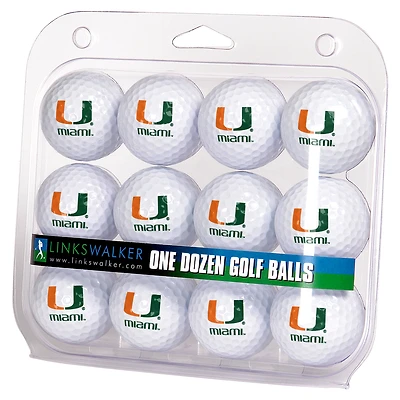 Miami Hurricanes 12-Pack Golf Ball Set