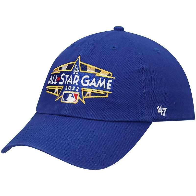 Men's '47 Royal Los Angeles Dodgers 2022 MLB All-Star Game Clean Up Adjustable Hat