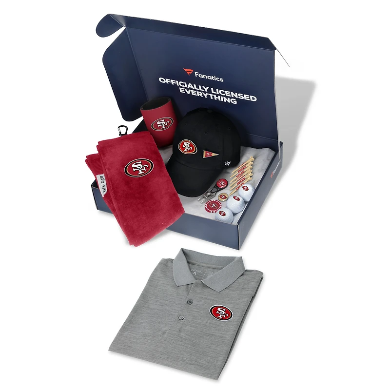 WinCraft San Francisco 49ers Fanatics Pack Golf Themed Gift Box - $155+ Value