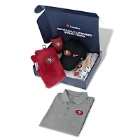 WinCraft San Francisco 49ers Fanatics Pack Golf Themed Gift Box - $155+ Value