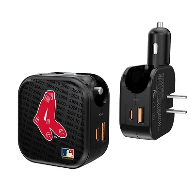 Boston Red Sox Team Dual Port USB Car & Home Charger
