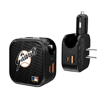 San Francisco Giants Team Logo Dual Port USB Car & Home Charger