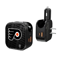 Philadelphia Flyers Team Logo Dual Port USB Car & Home Charger