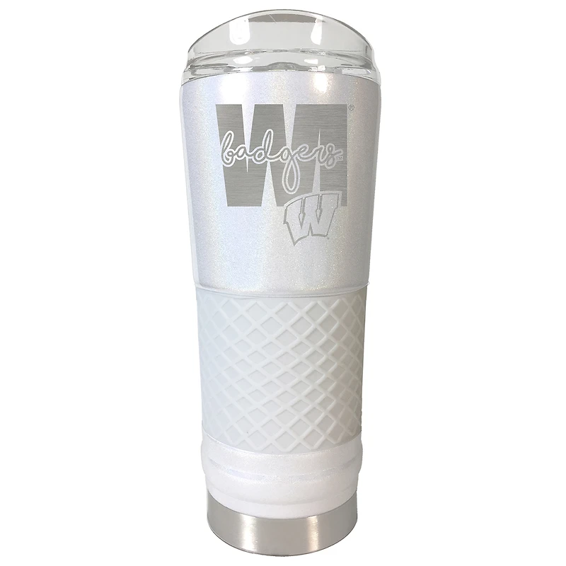 Wisconsin Badgers 24oz. Draft Opal Tumbler