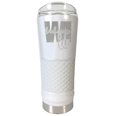 Wisconsin Badgers 24oz. Draft Opal Tumbler